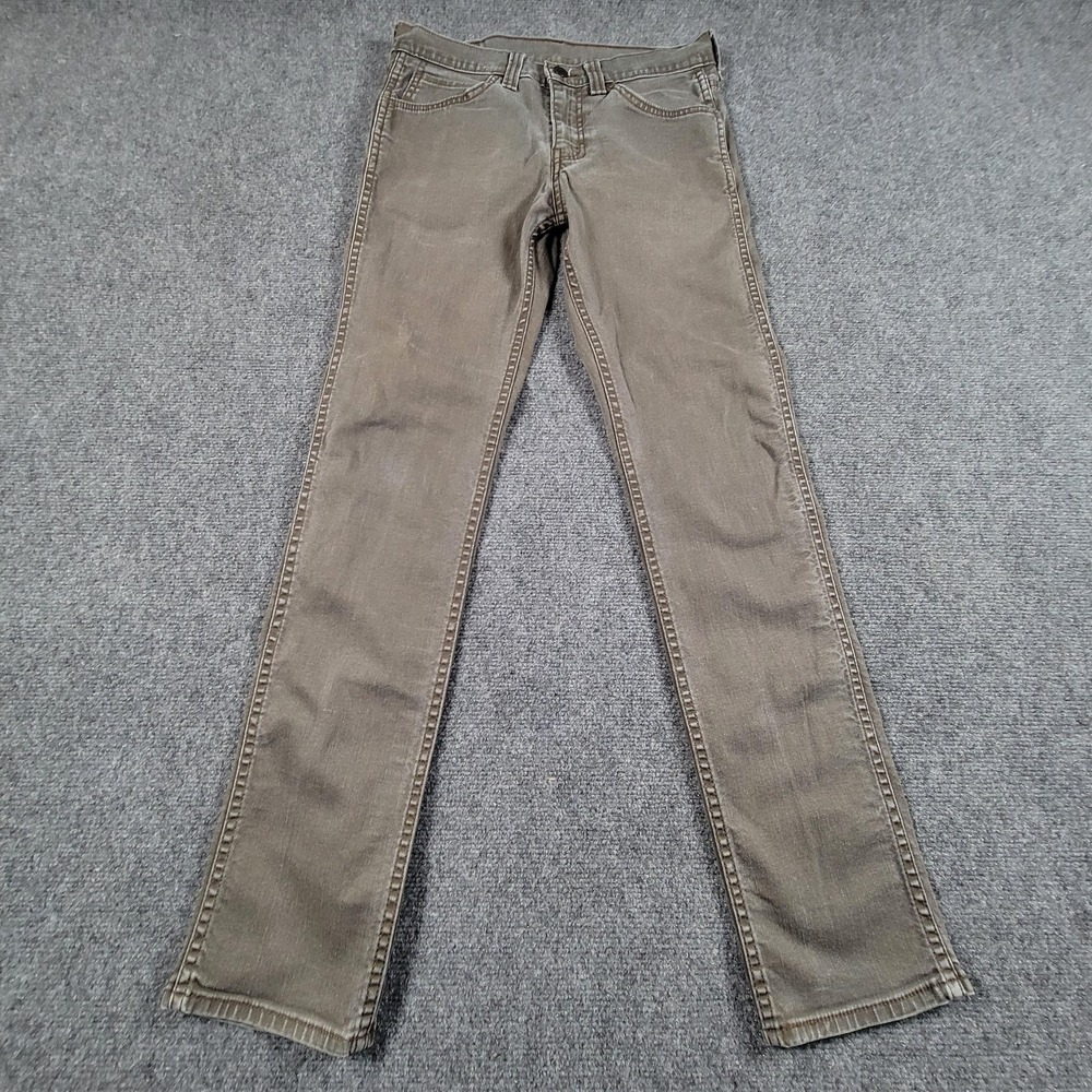 Levis 511 Jeans Mens 30x32 Gray Straight Leg Stretch Denim Medium Wash Casual